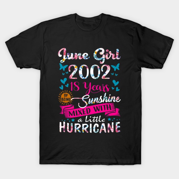 June girl 2002 T-Shirt by juliawaltershaxw205